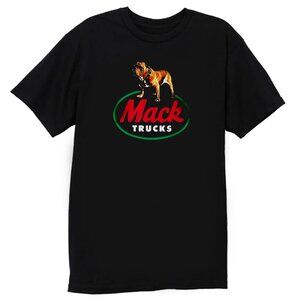 Mack Truck Bulldog Vintage 80s Classic Vehicle Fan Retro Graphic Auto T-Shirt159